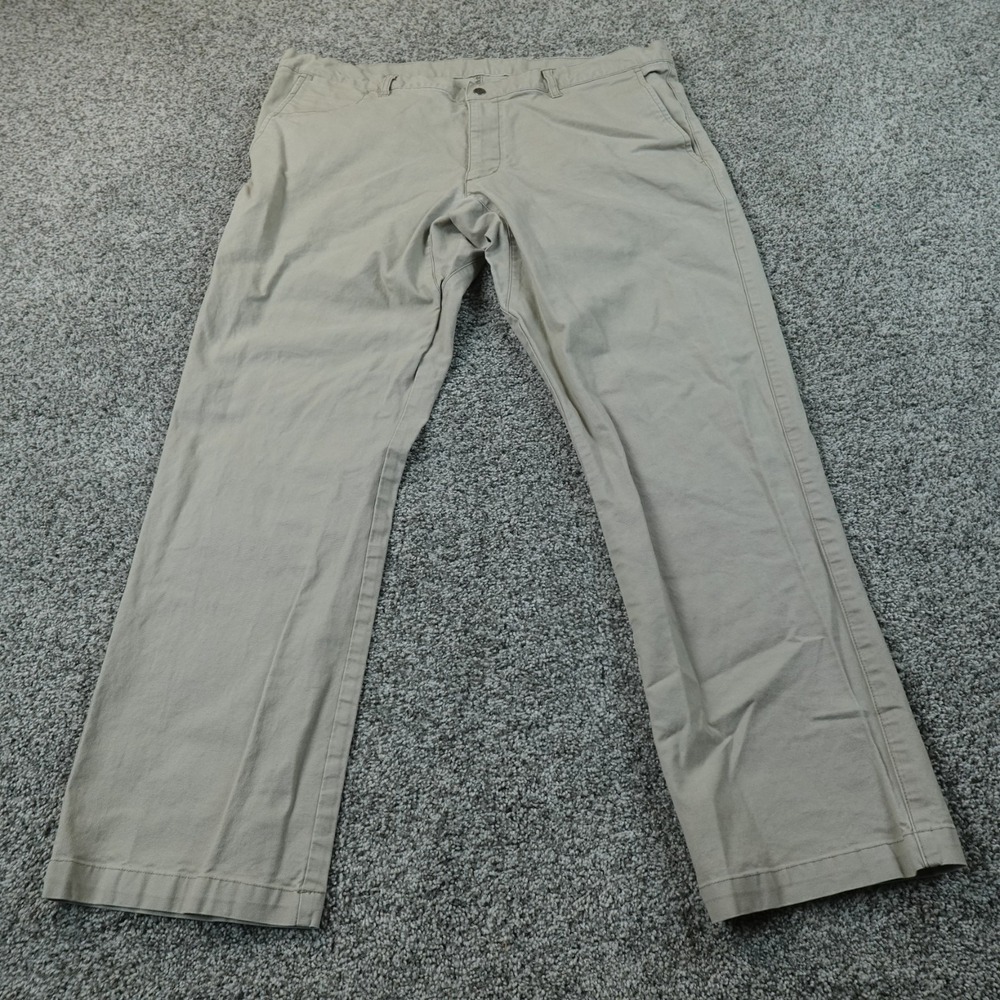 Woolrich Pants Mens 38X30 Beige Tan Khaki Cargo Chino Casual Hiking Outdoor Work